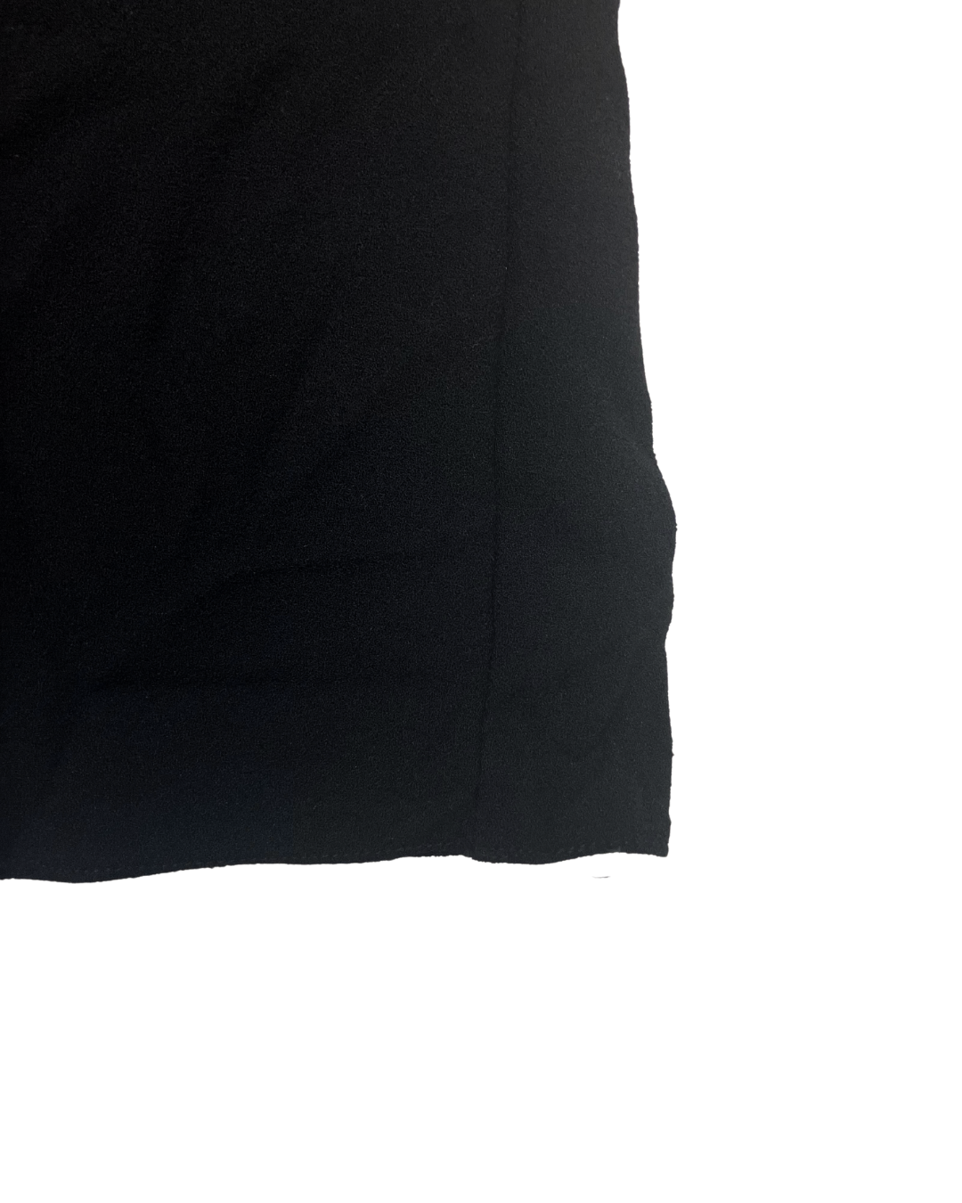 Black Ruffle Top