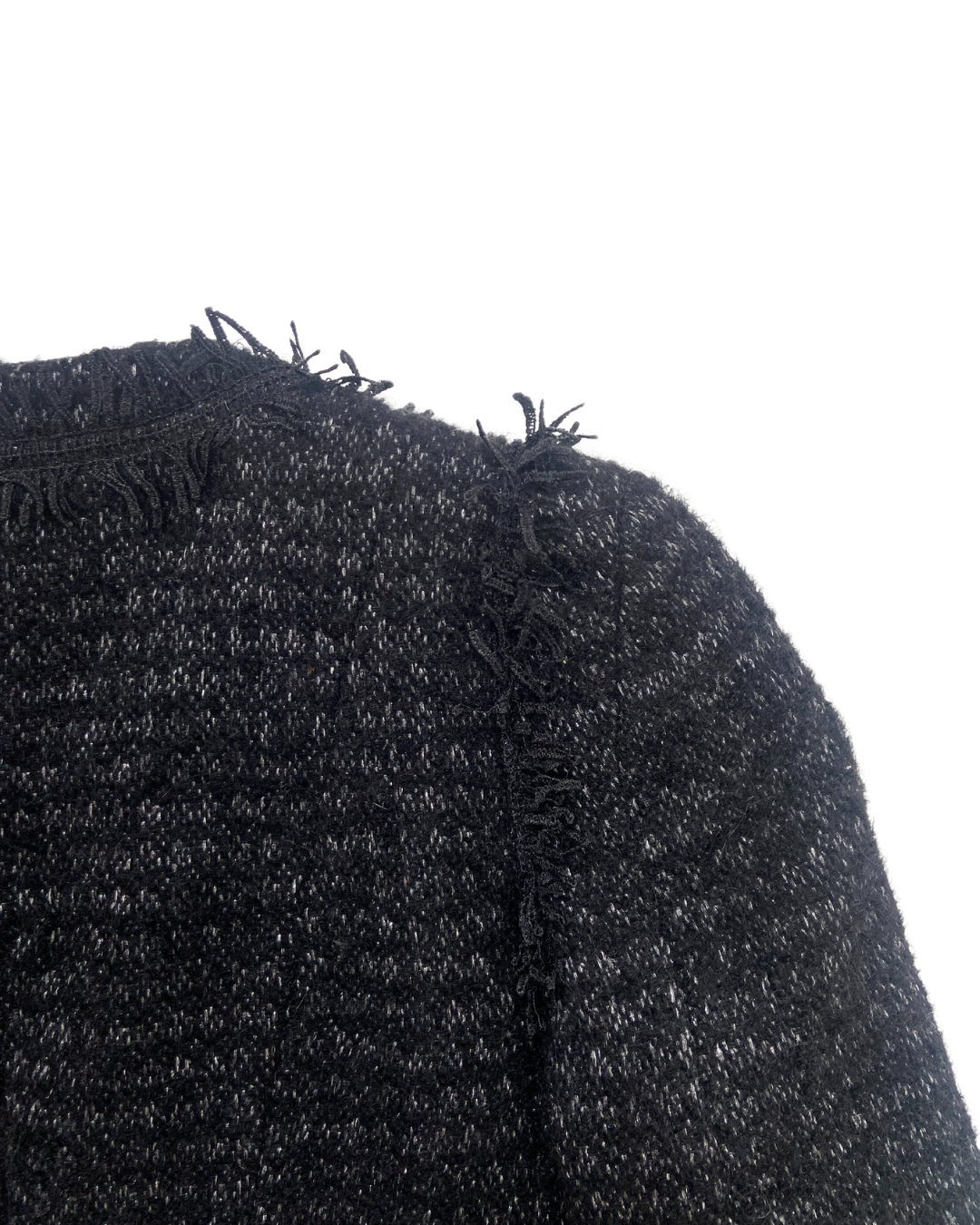 second hand Topshop Topshop Cropped Tweed Style Jacket 10 OWNI