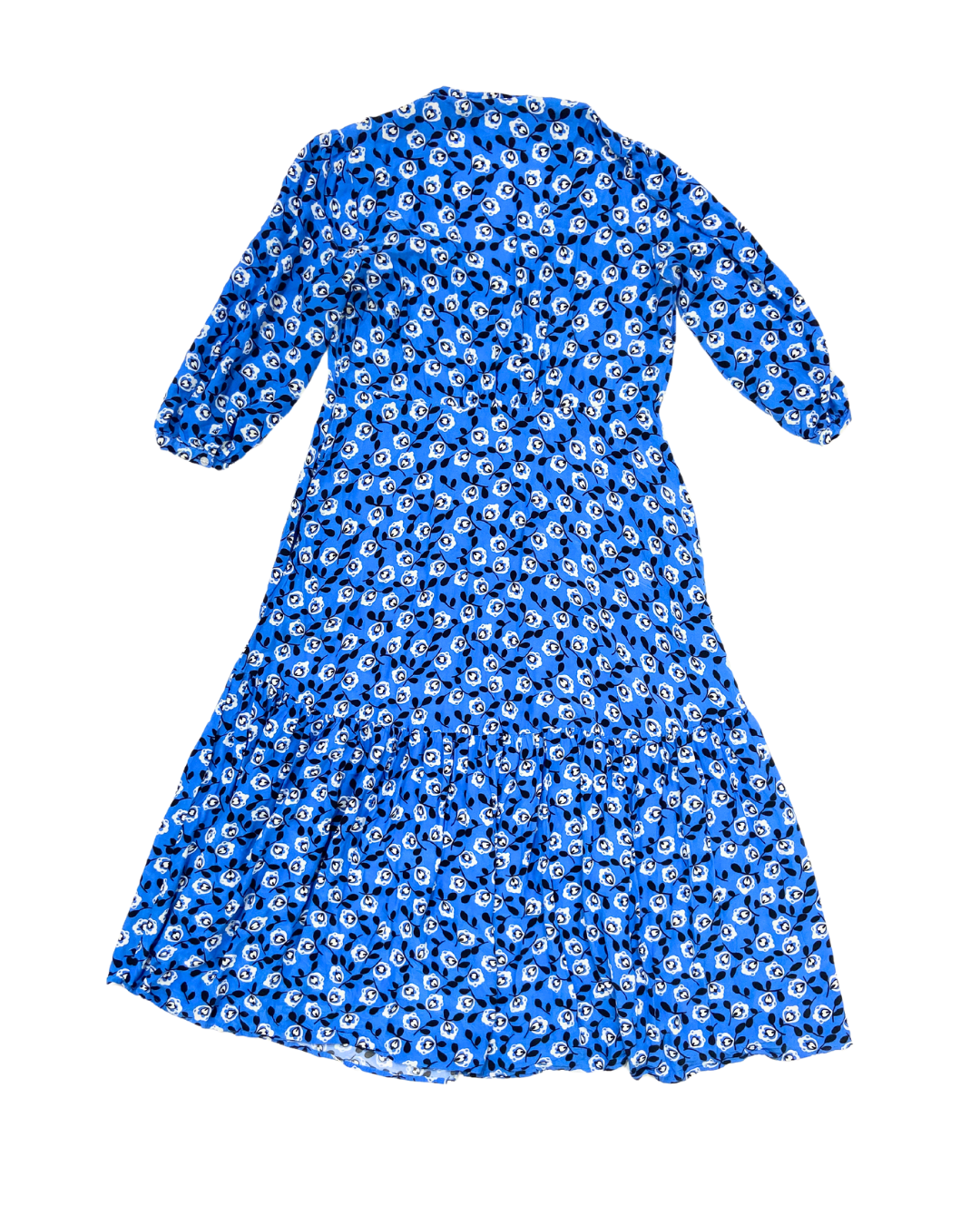 Cefinn Blue Floral Midi Dress