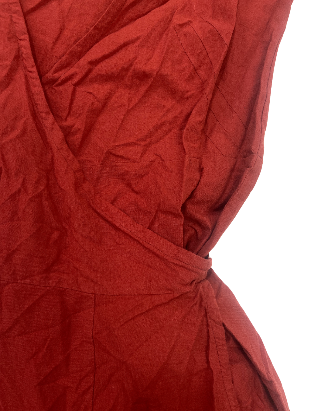 second hand jyoti jyoti Red Wrap Dress 9 OWNI