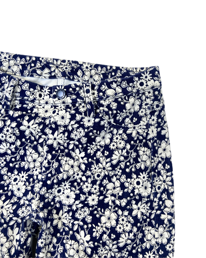 Uniqlo Floral Navy Trousers