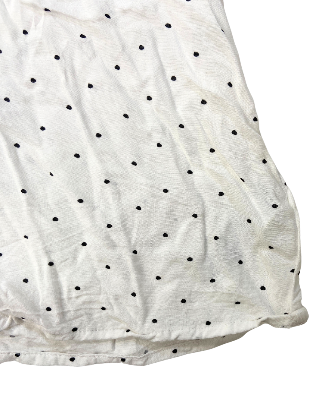 M&S White Polka Dot Shirt
