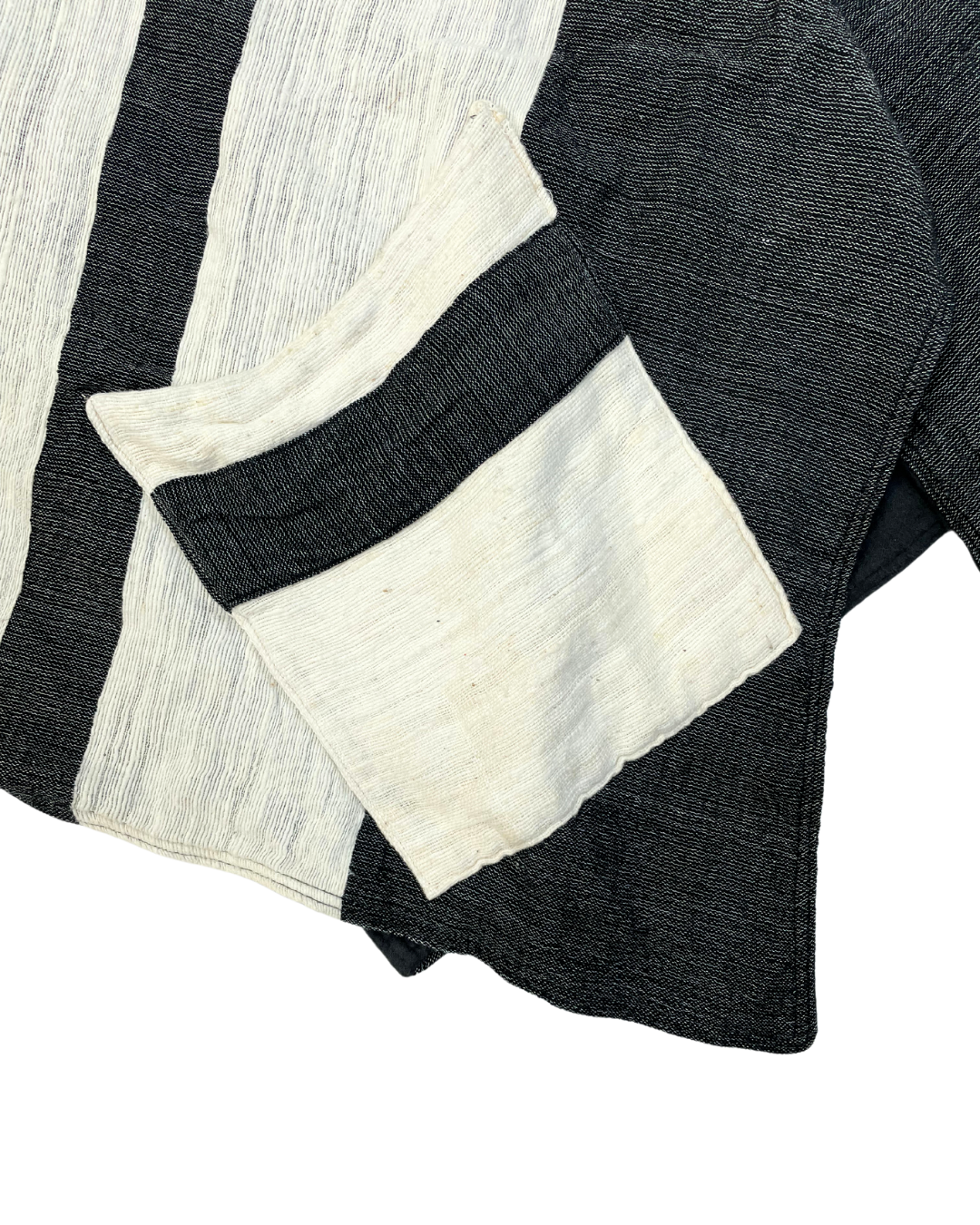 Black and White Poncho