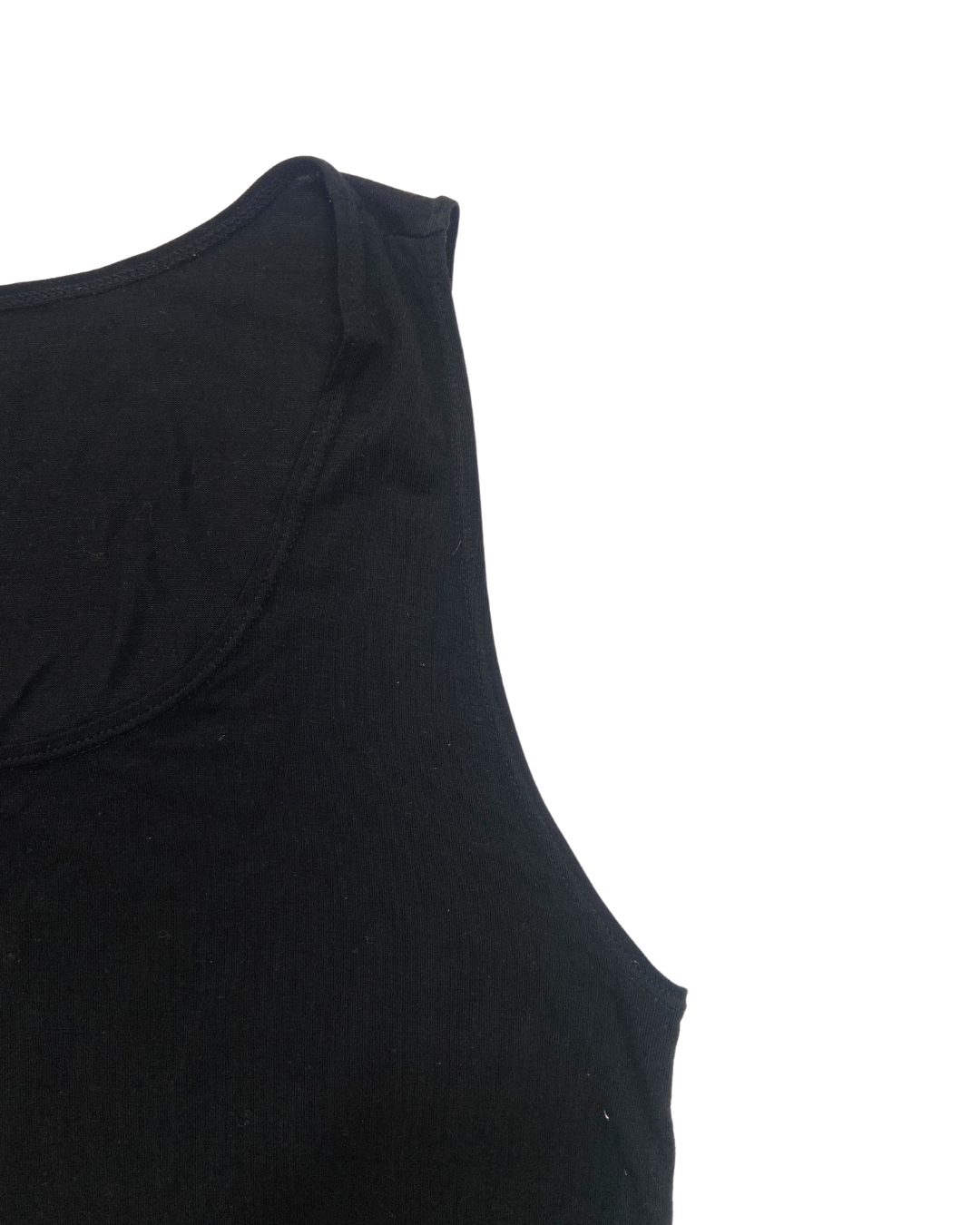 Black Vest Top