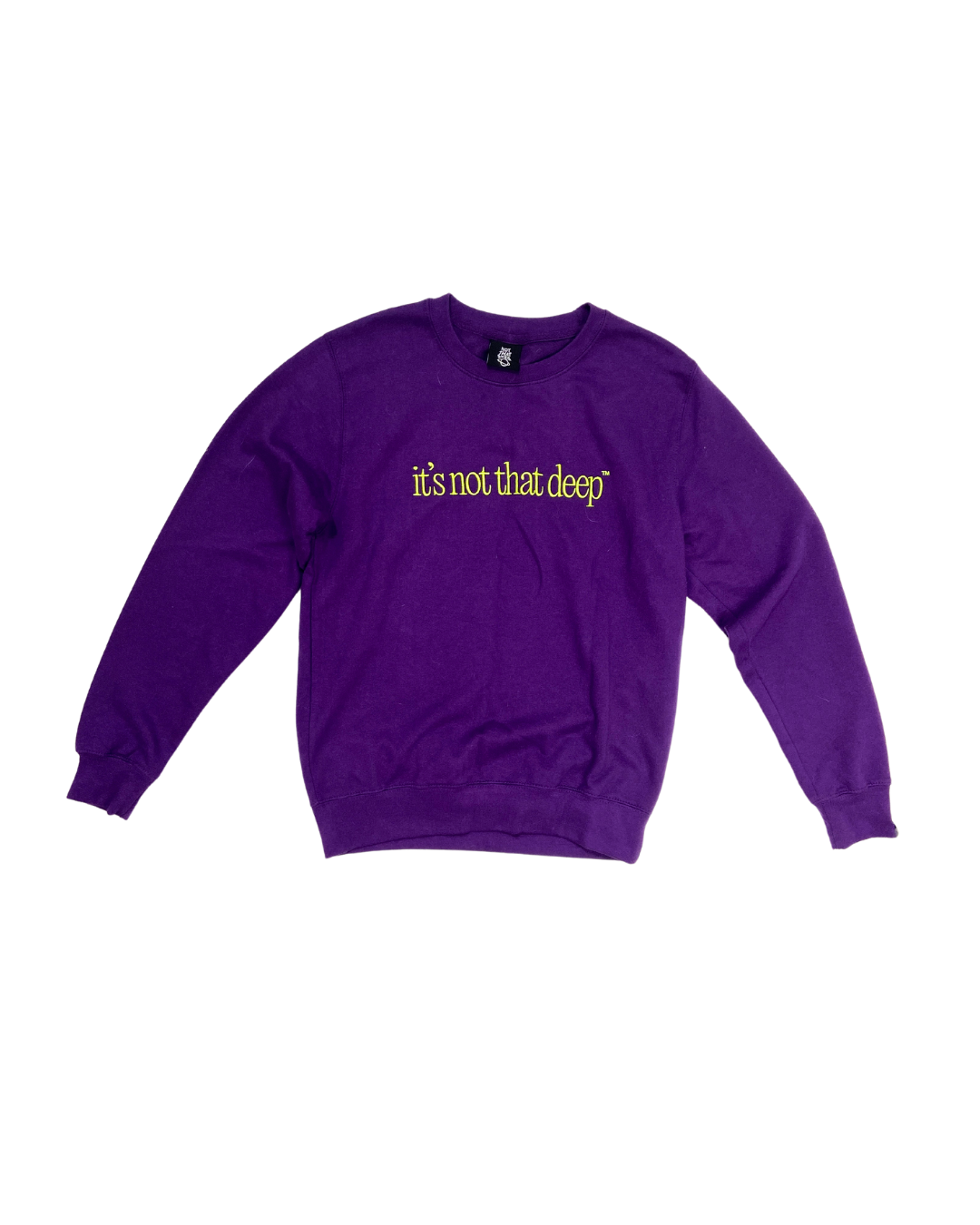 Not That Deep Purple Crewneck Sweatshirt