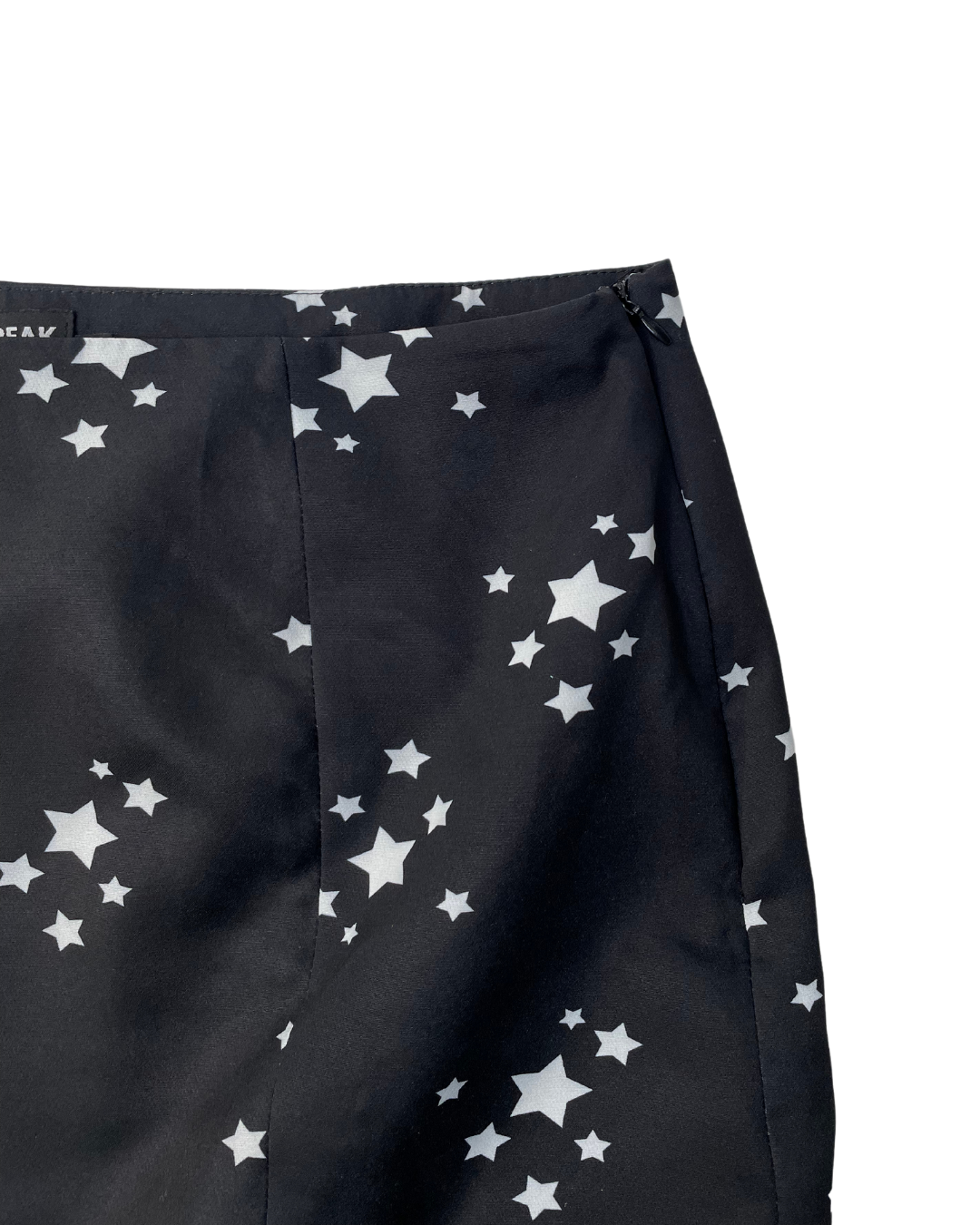 Heartbreak Black Star Mini Skirt