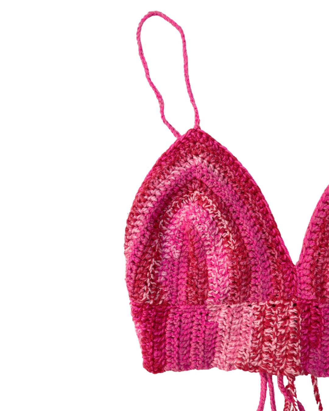 PInk Tone Knitted Bralette Size L