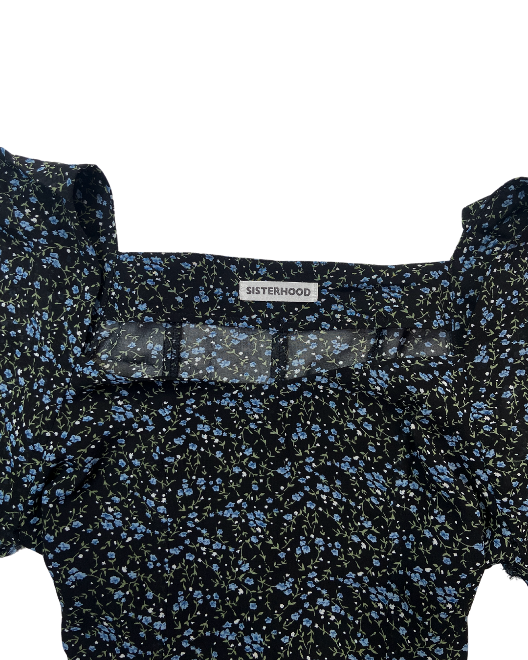 Sisterhood Black Floral Blouse