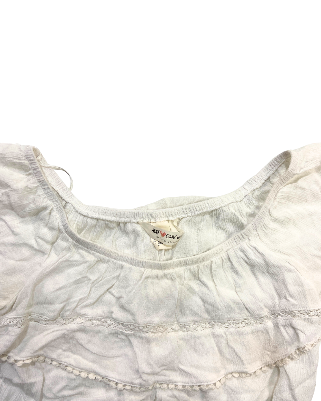 second hand H&M H&M Lace Detail Blouse 6 OWNI