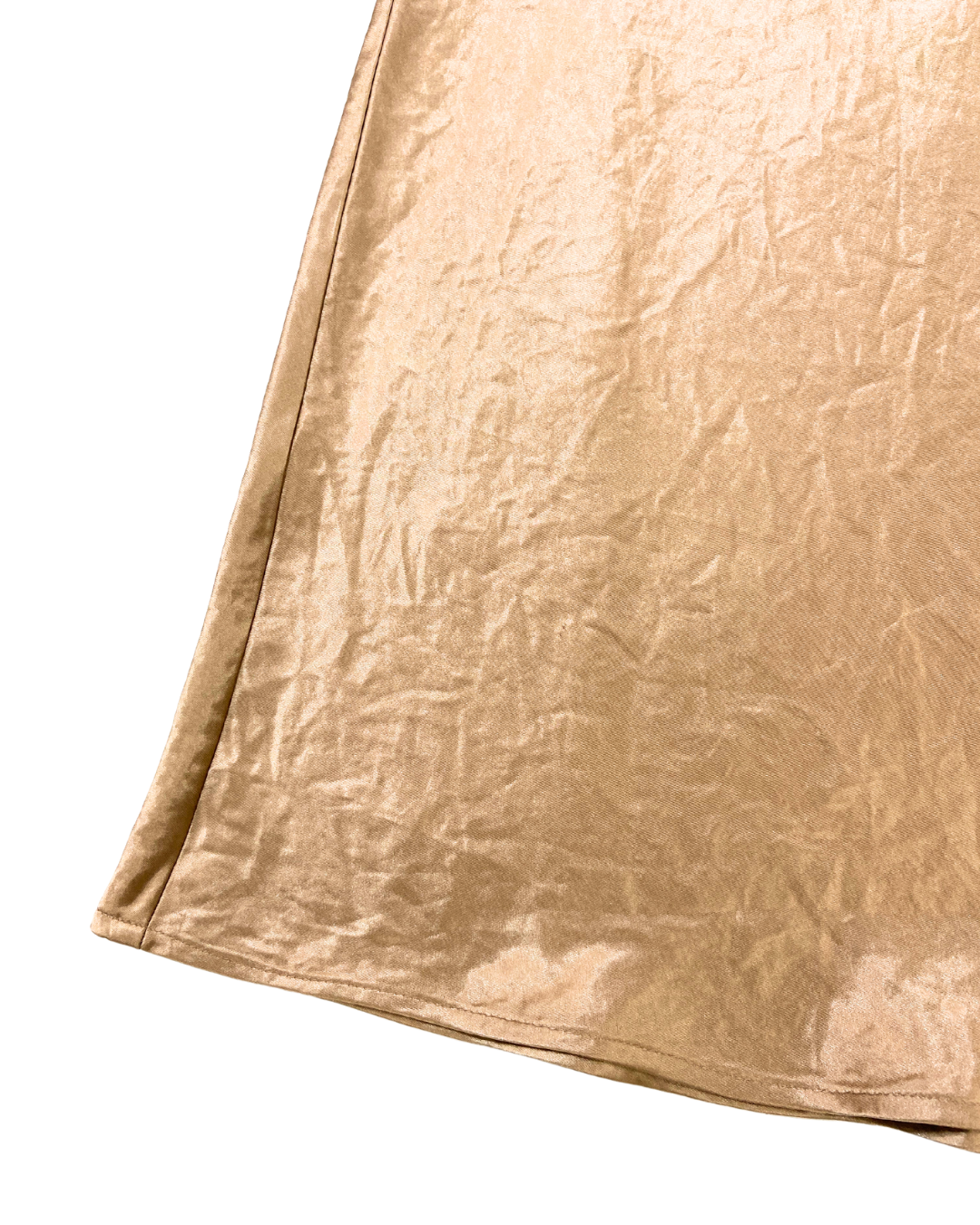 Marks and Spencers Champagne Satin Midi Skirt