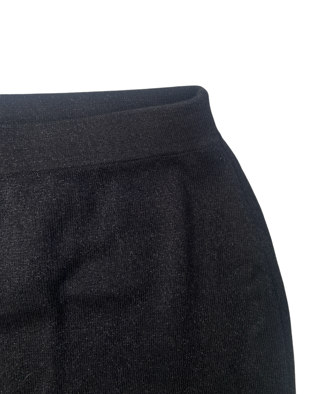 Indiska Black Sparkle Knit Skirt