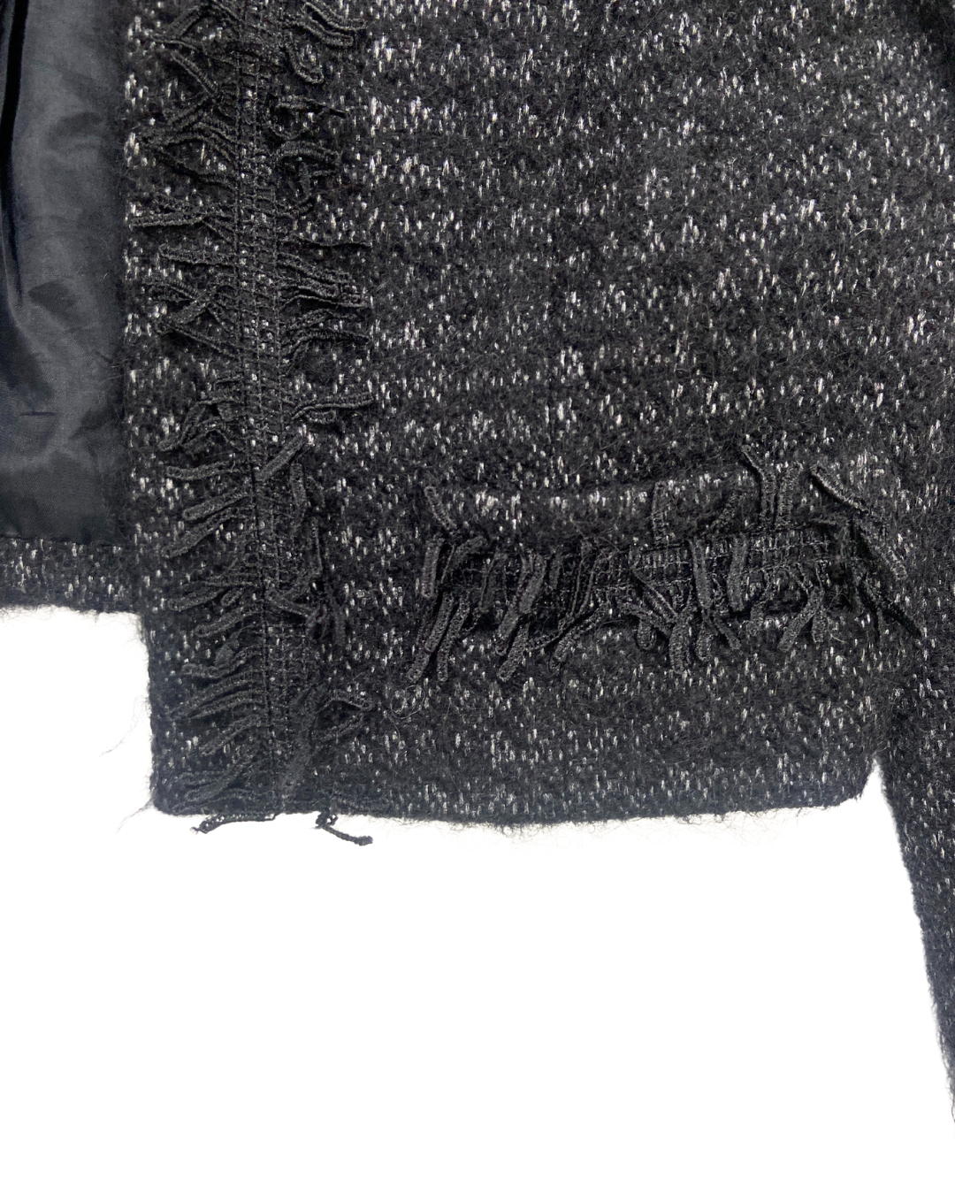 second hand Topshop Topshop Cropped Tweed Style Jacket 10 OWNI