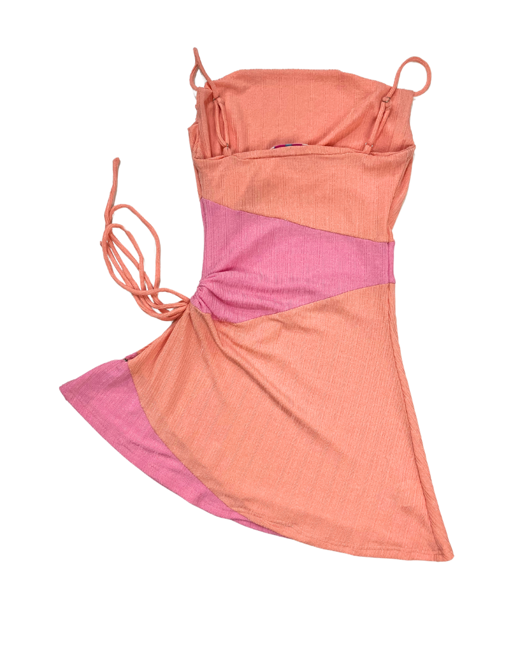 Elsie & Fred Orange and Pink Mini Dress
