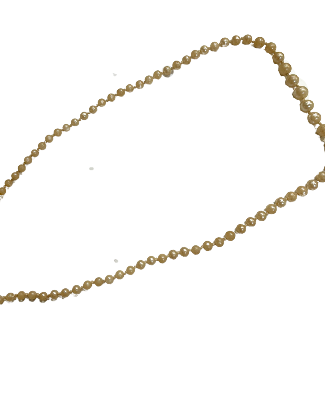 Cream Beaded Necklace