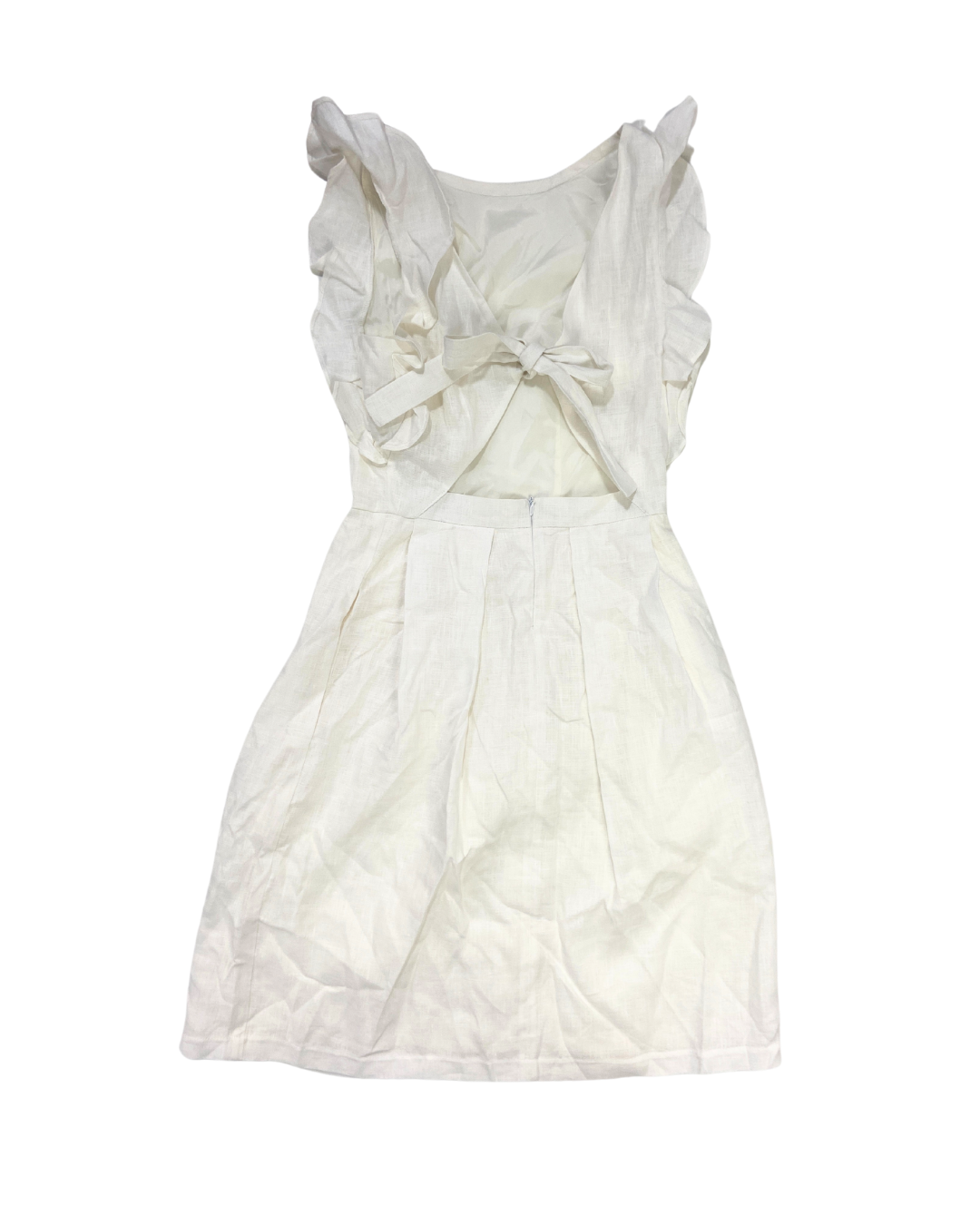 Unknown White Linen Dress