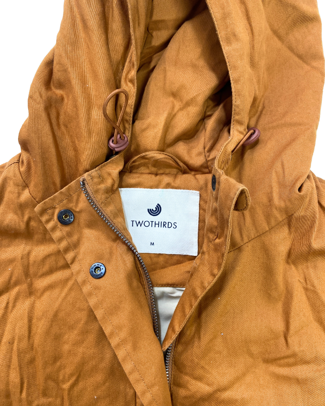 second hand Two Thirds Two Thirds Mustard Hooded Coat 40 OWNI