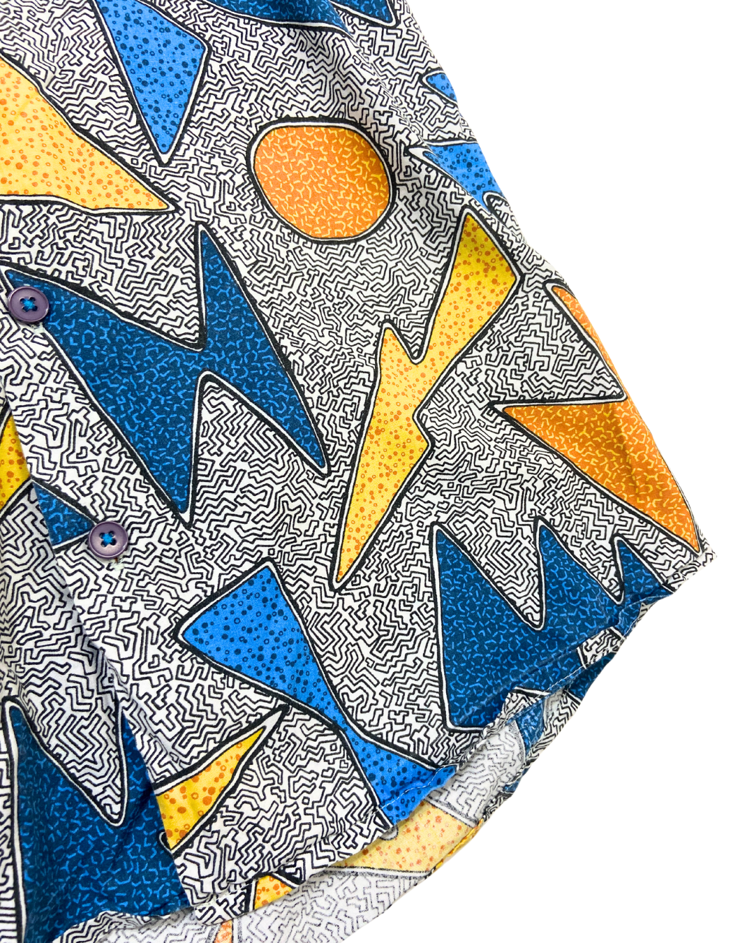 Abstract Geometric Print Shirt