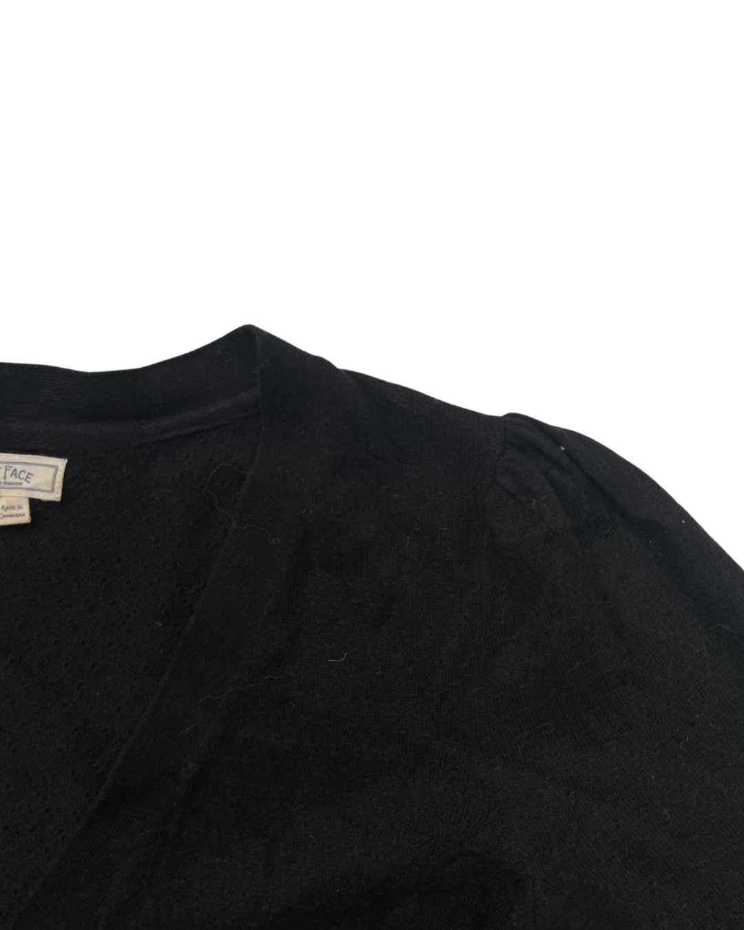 Fat Face Black Knit Cardigan