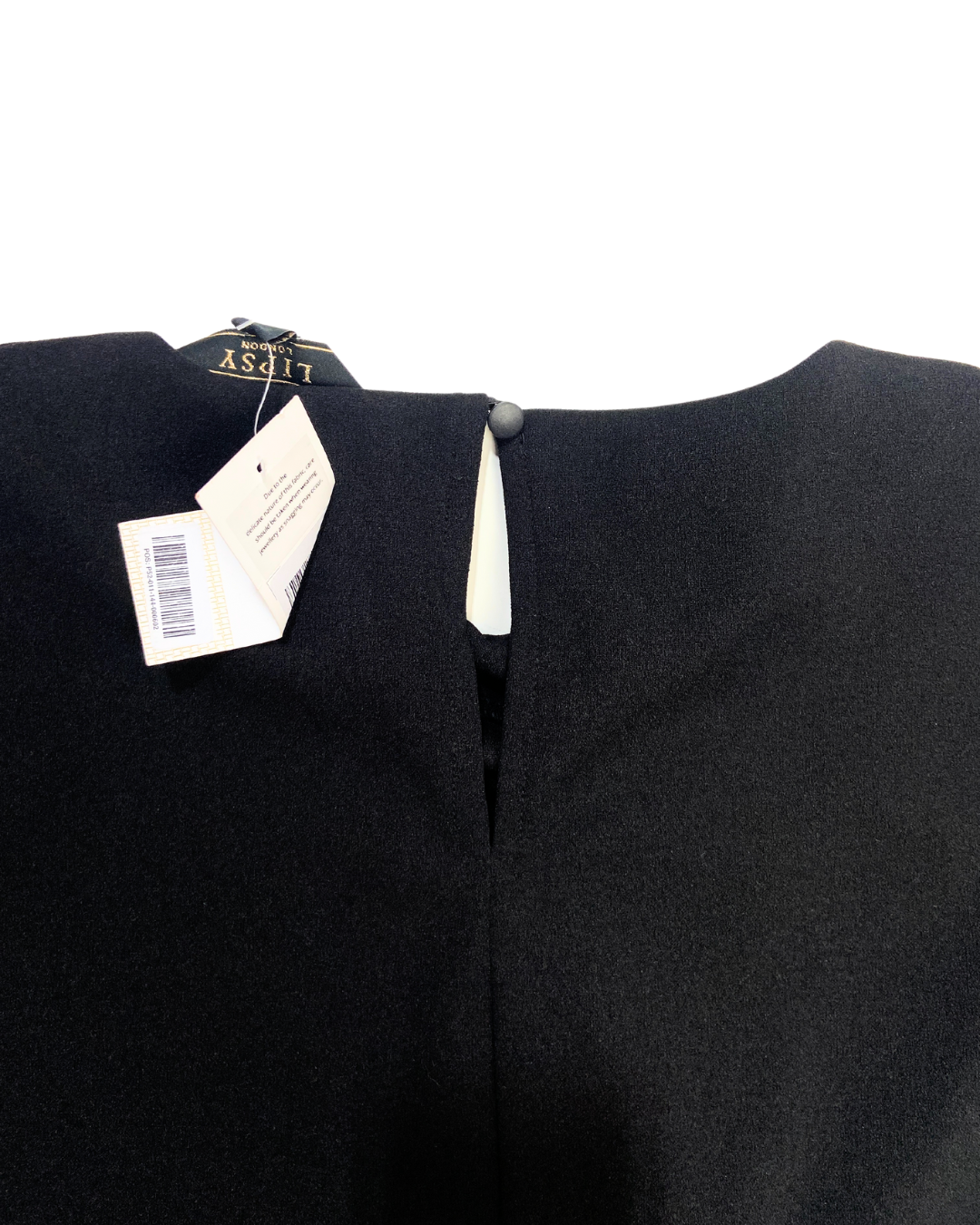 Black Twist Front Dress
