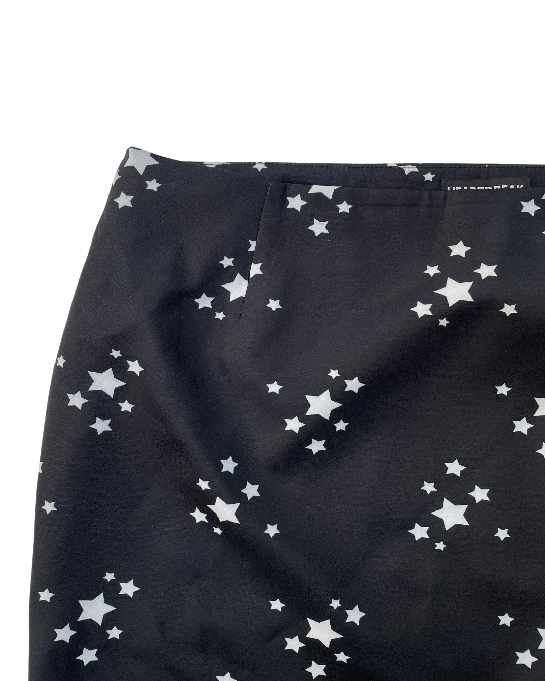 Heartbreak Black Star Mini Skirt