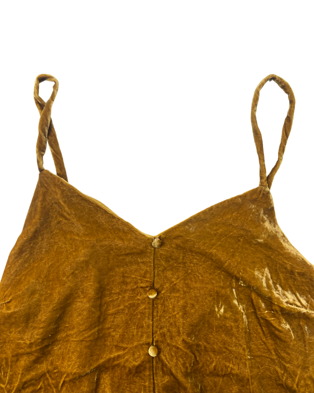 Mineral Mustard Yellow Velour Cami