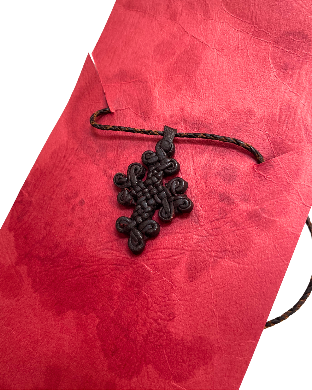 Leather Cross Necklace