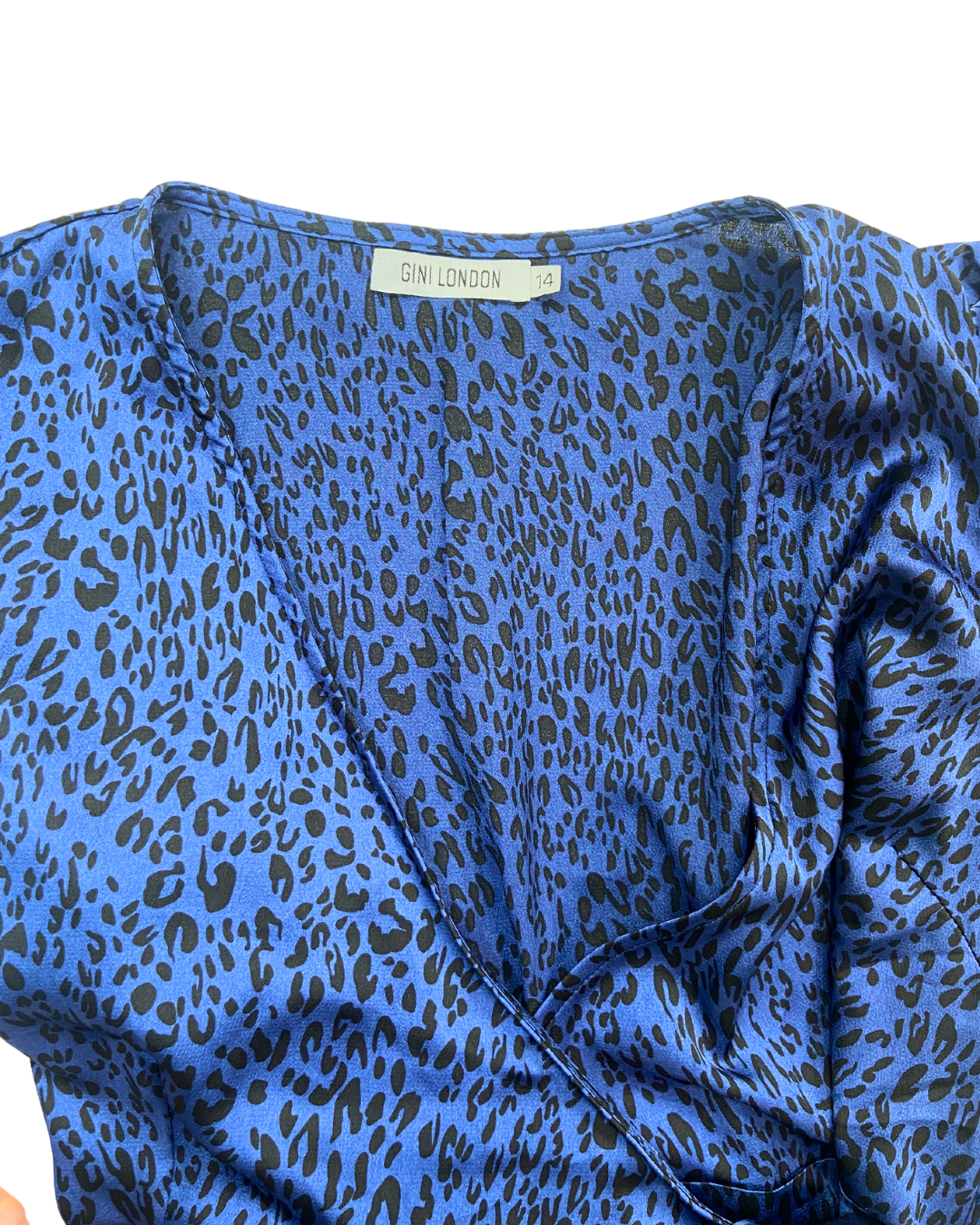 Gini London Blue Leopard Dress