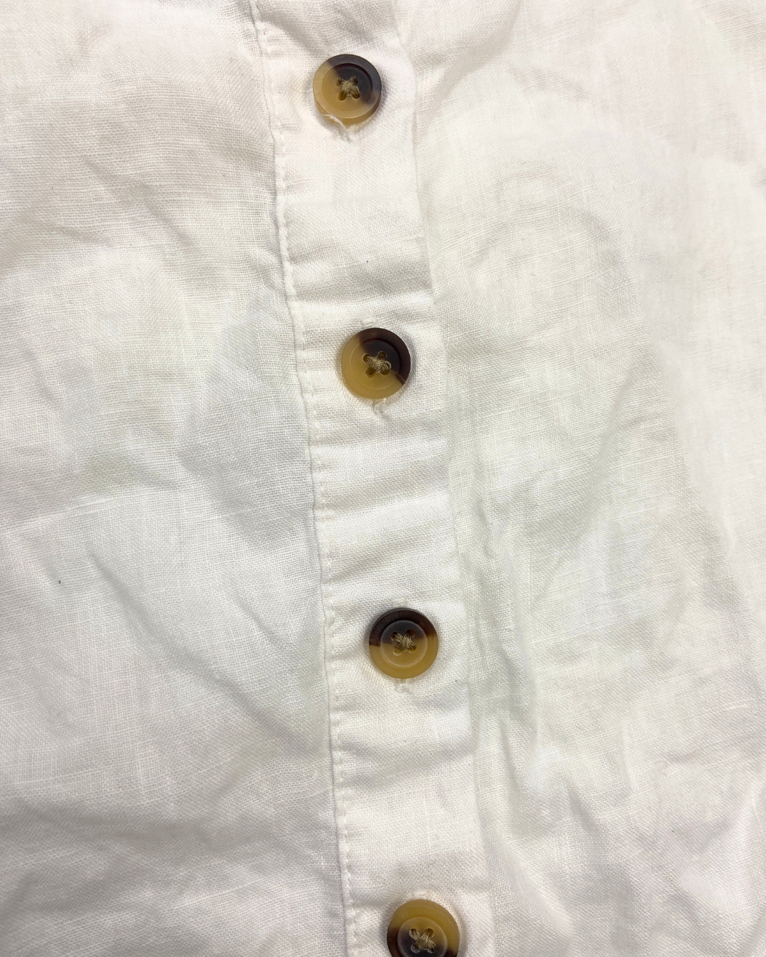 Marks and Spencer White Button Blouse
