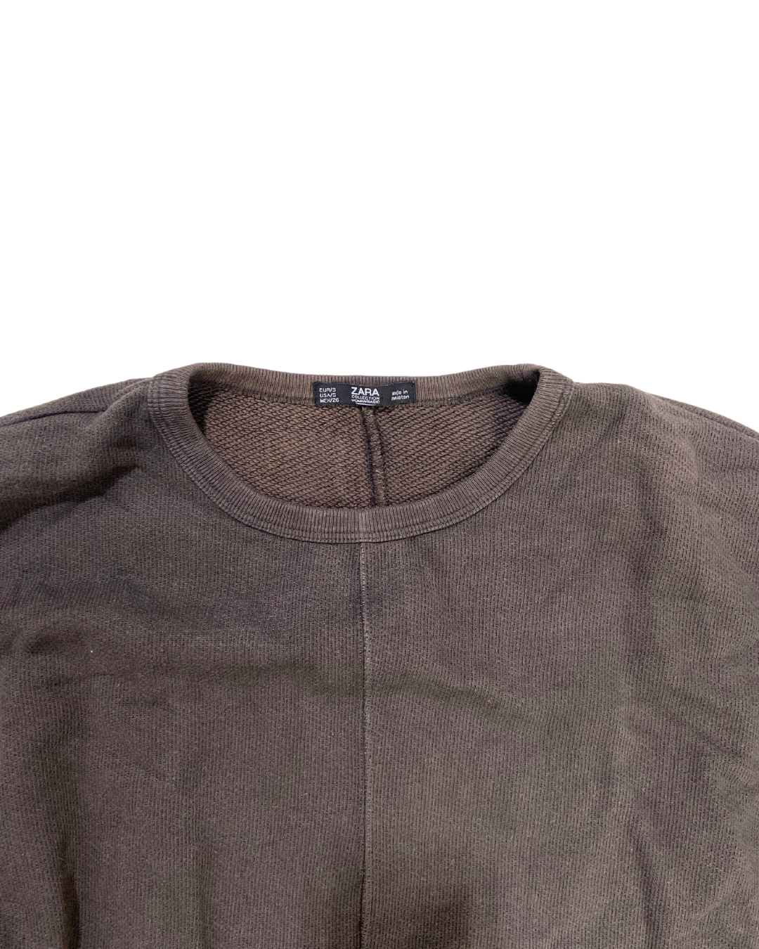 Muted Brown Sweatshirt Dress