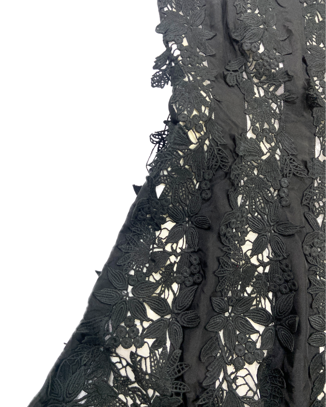 second hand Coast Coast Elegant Strapless Black Lace Dress 25 OWNI