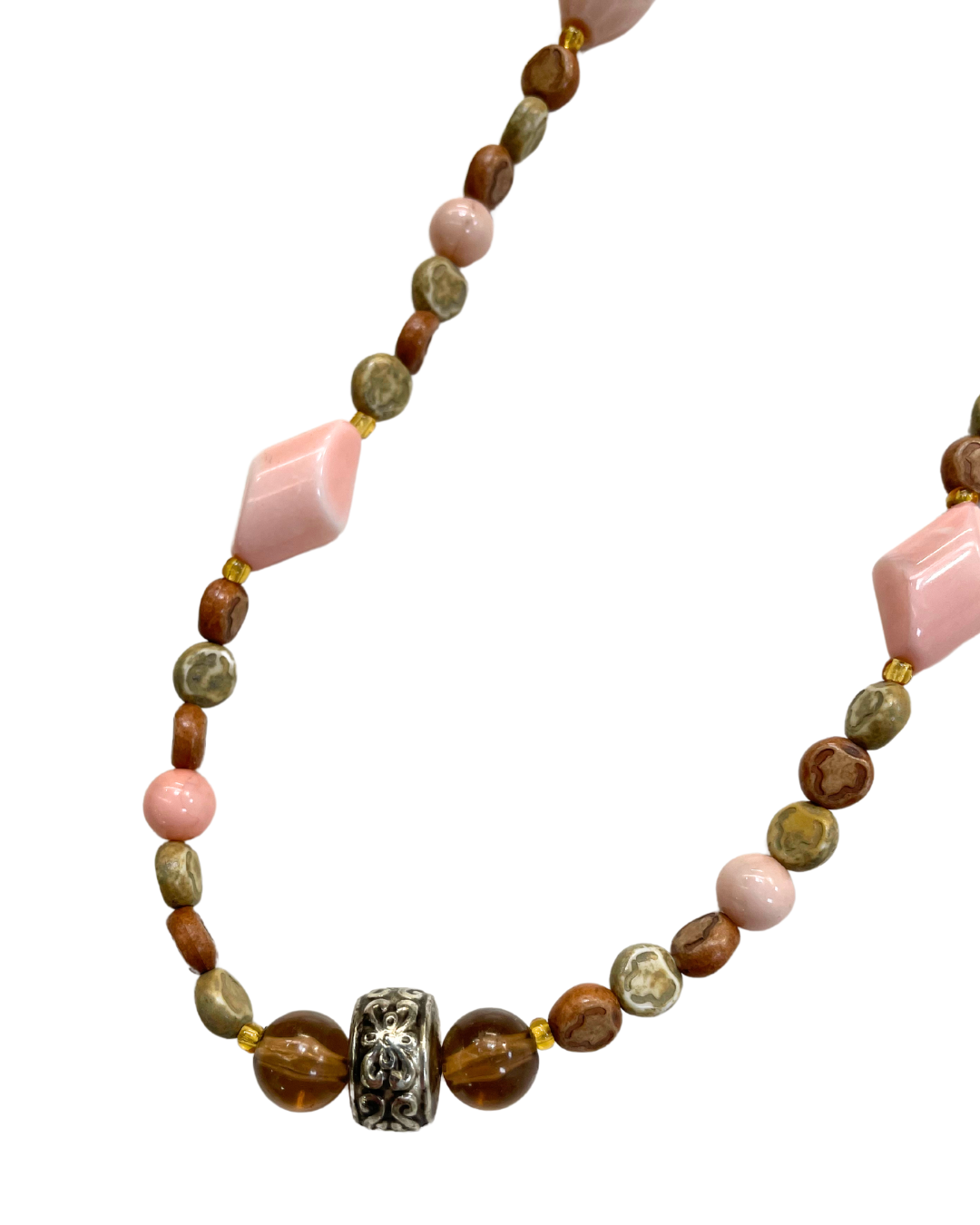 Pink Beaded Necklace