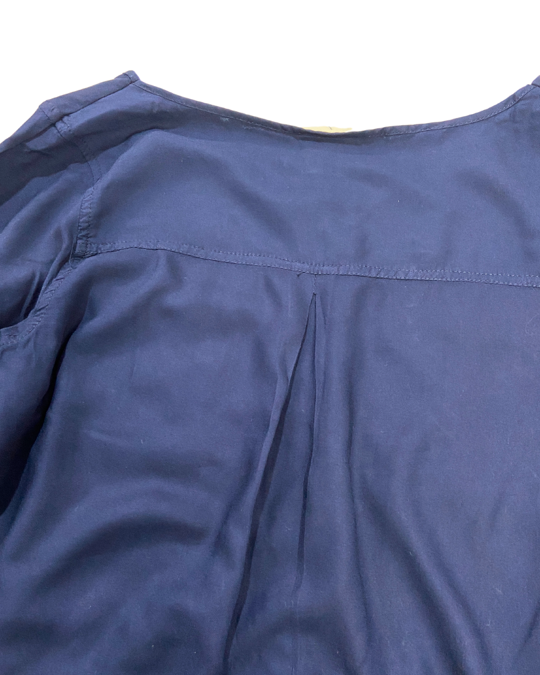Duesouth Navy Tie Waist Shirt Dress