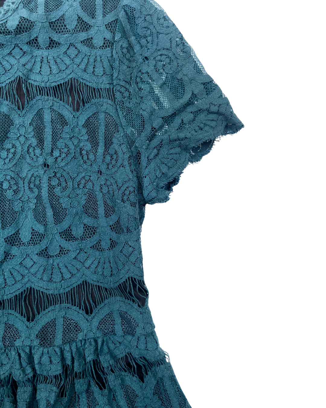 Oasis Teal Lace Dress