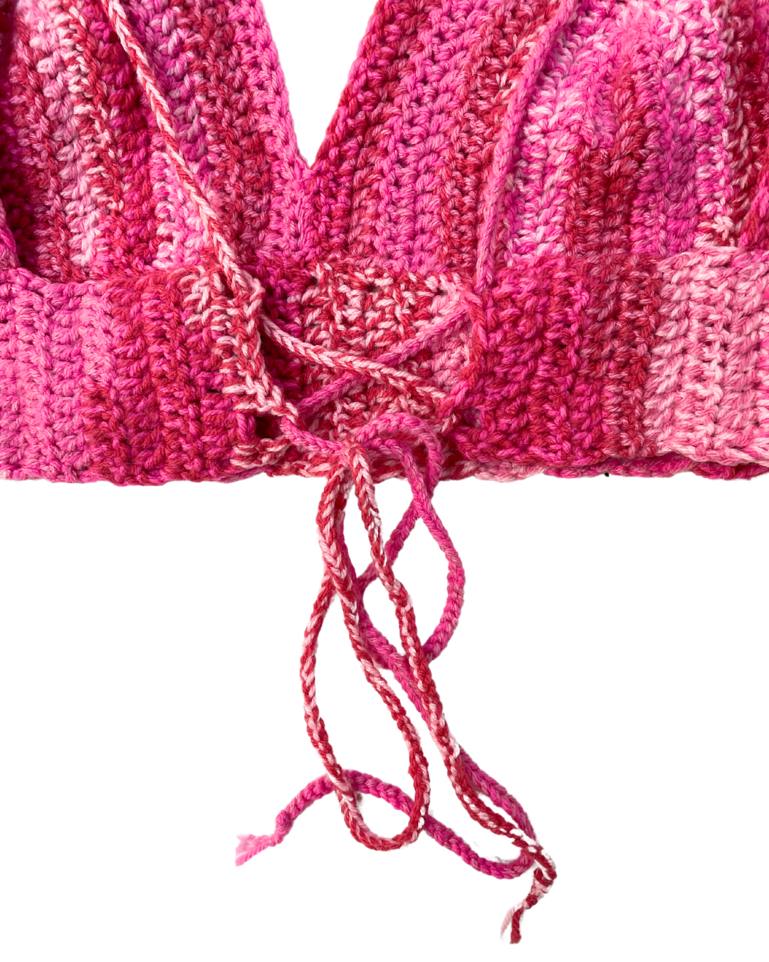 PInk Tone Knitted Bralette Size L