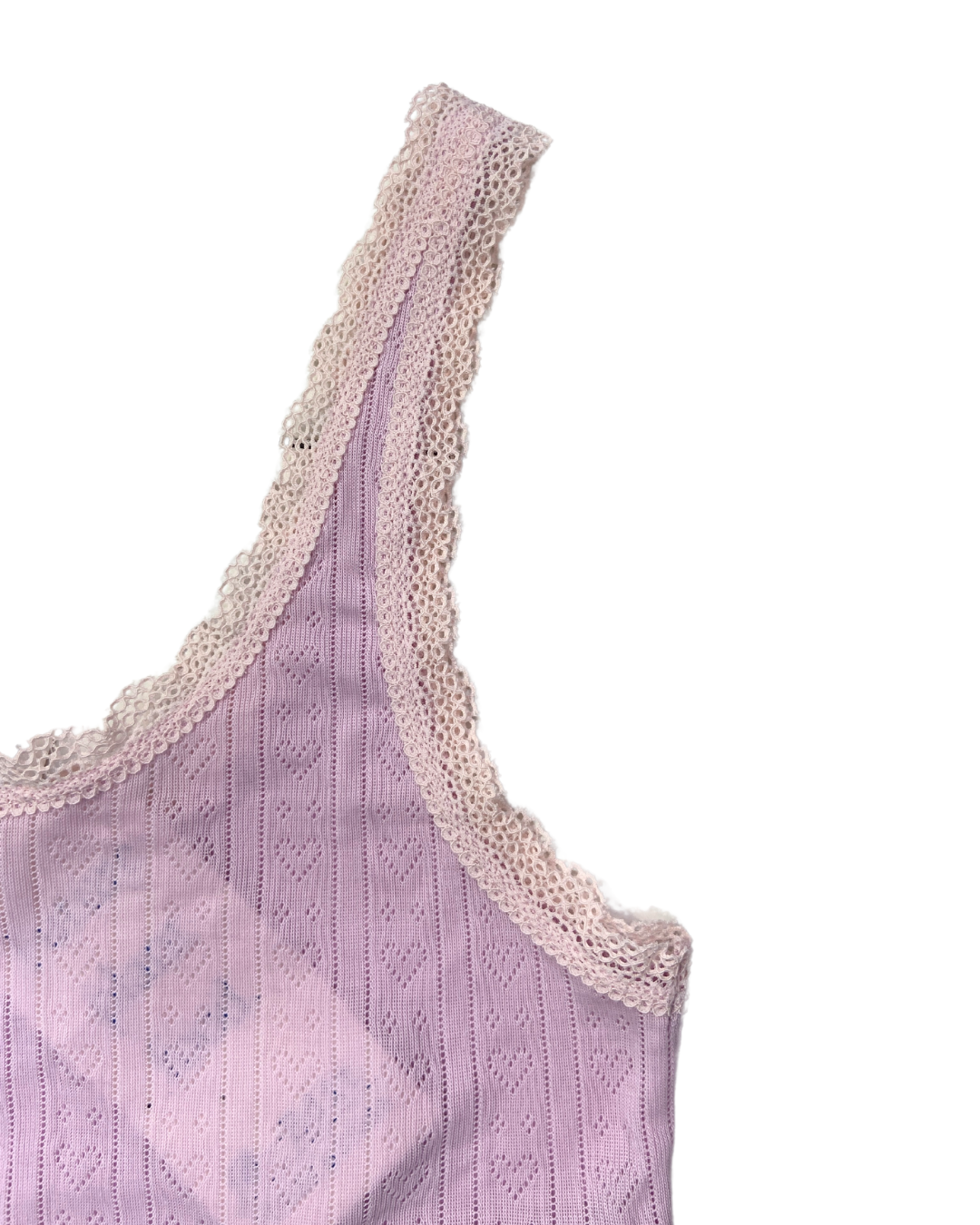 Stripe and Stare Light Pink Lace Bralette