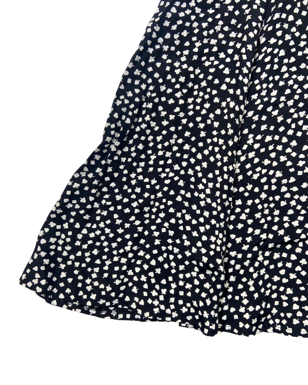 Black Ditsy Mini Dress