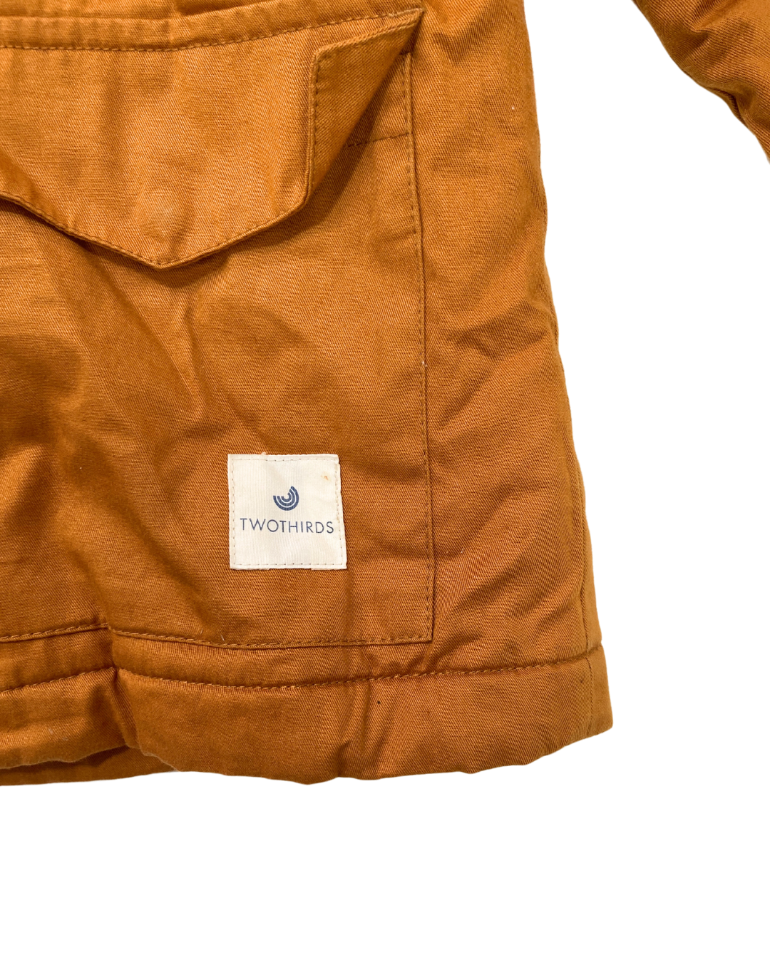 second hand Two Thirds Two Thirds Mustard Hooded Coat 40 OWNI