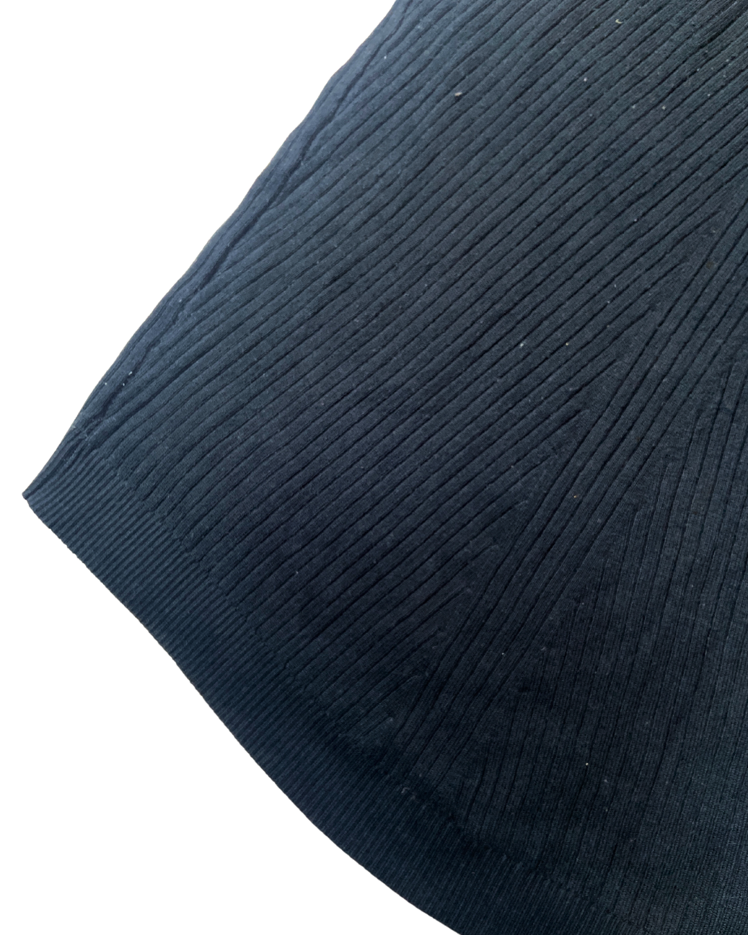 Mamalicious Navy Ribbed Knit Top
