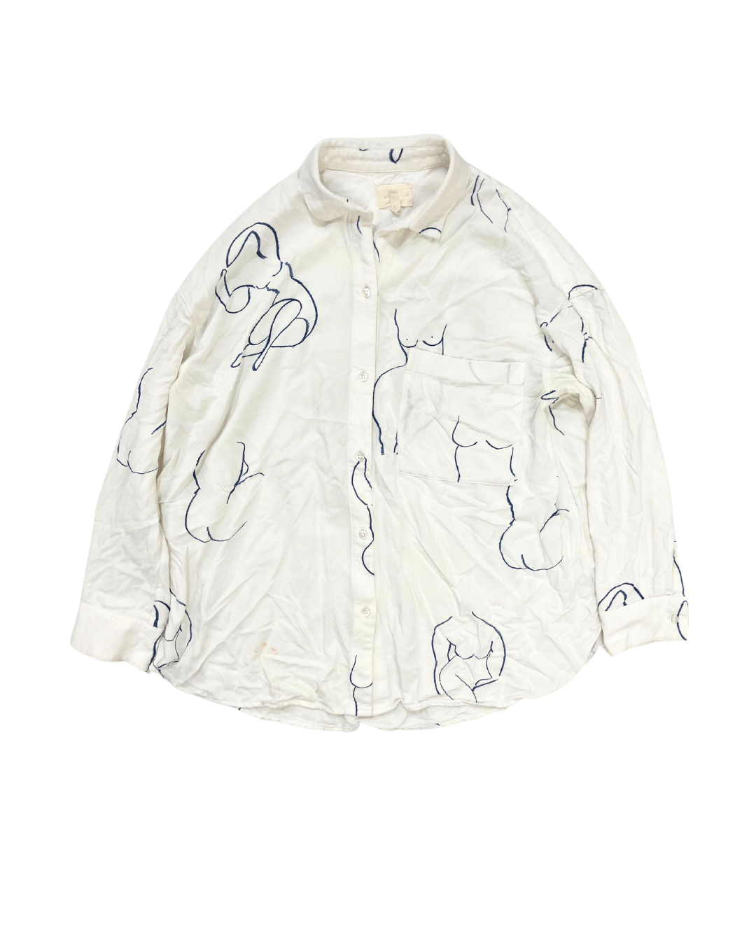 Paloma Wool White Pattern Shirt