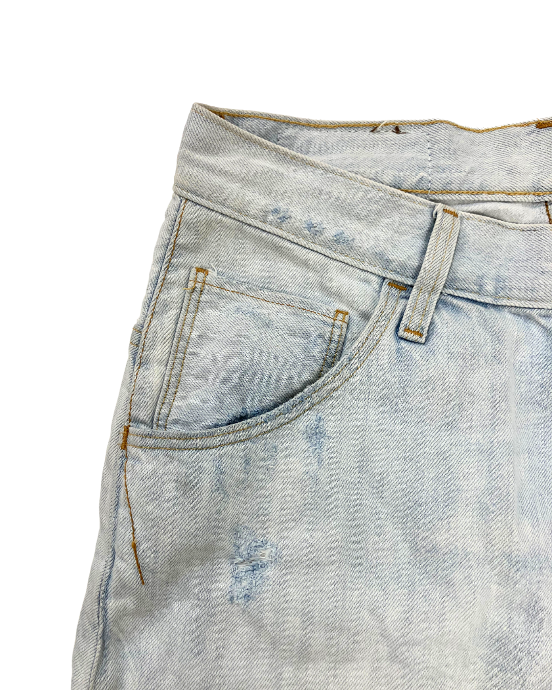 G-Star Light Wash Denim Shorts