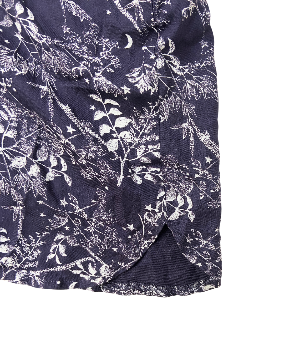 Next Navy Floral Shirt Dress