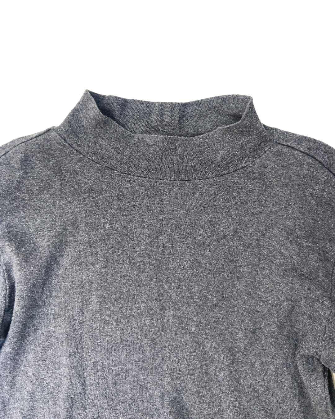 Grey High Neck Long Sleeve