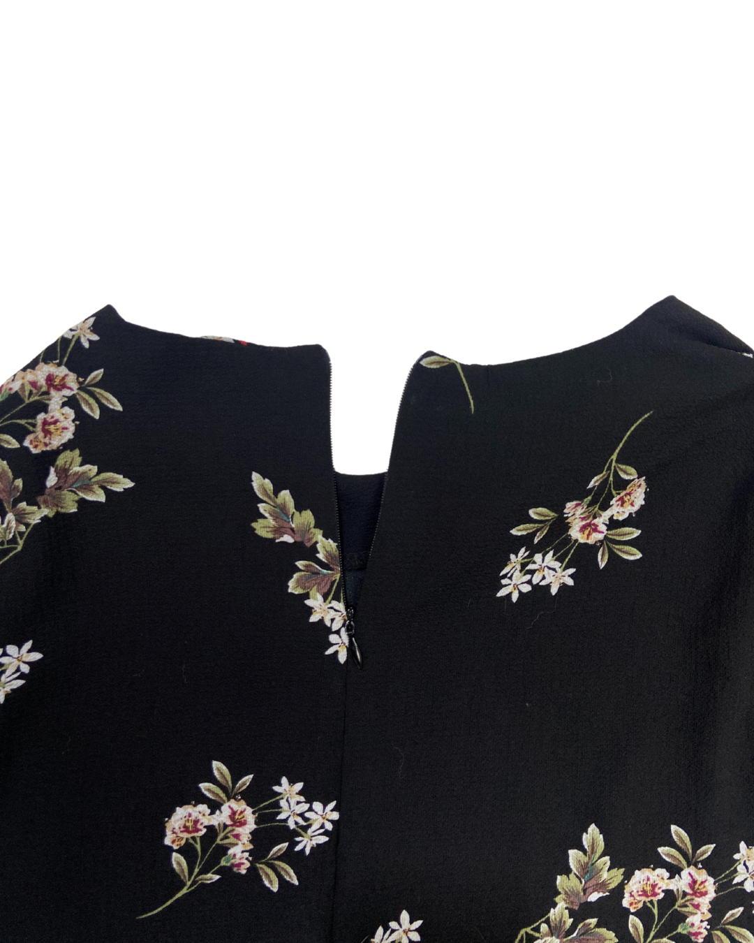Missguided Floral Bell Sleeve Dress