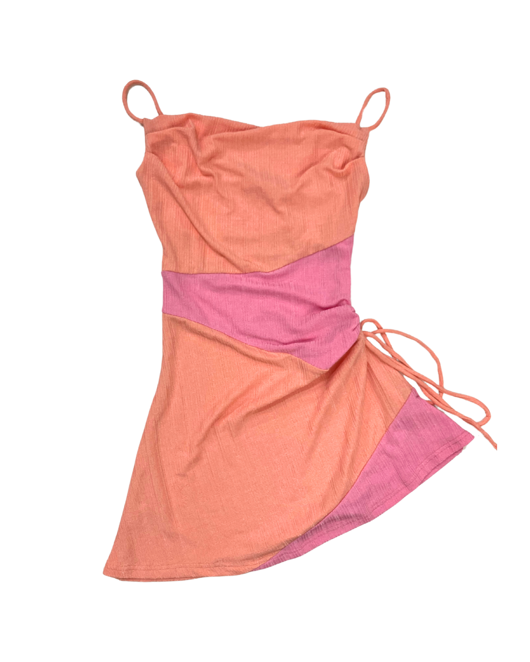 Elsie & Fred Orange and Pink Mini Dress