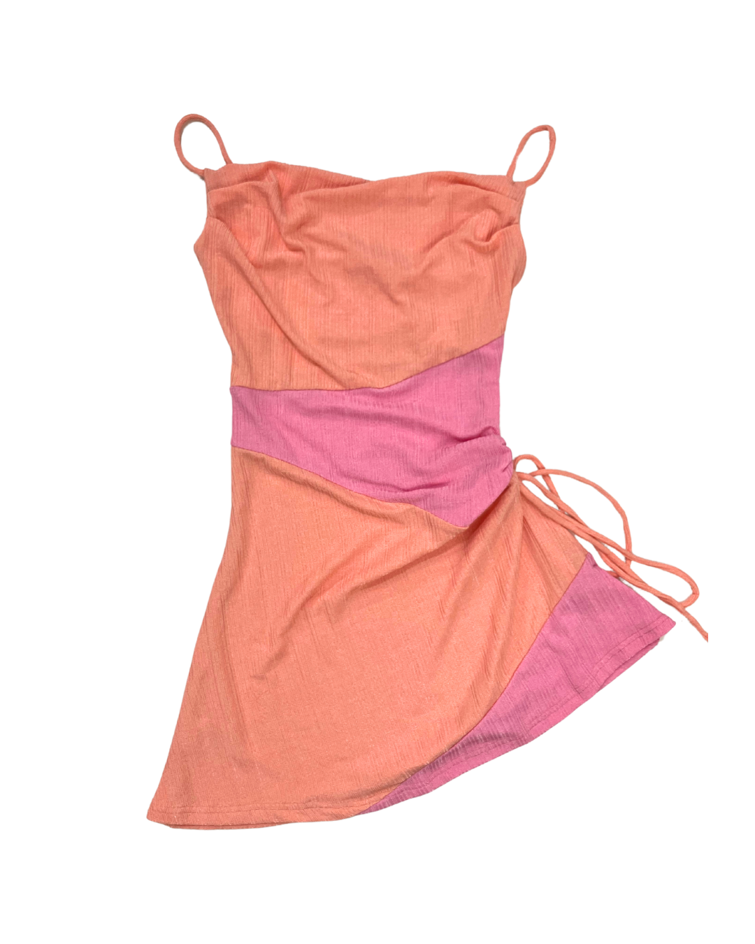 Elsie &amp; Fred Orange and Pink Mini Dress