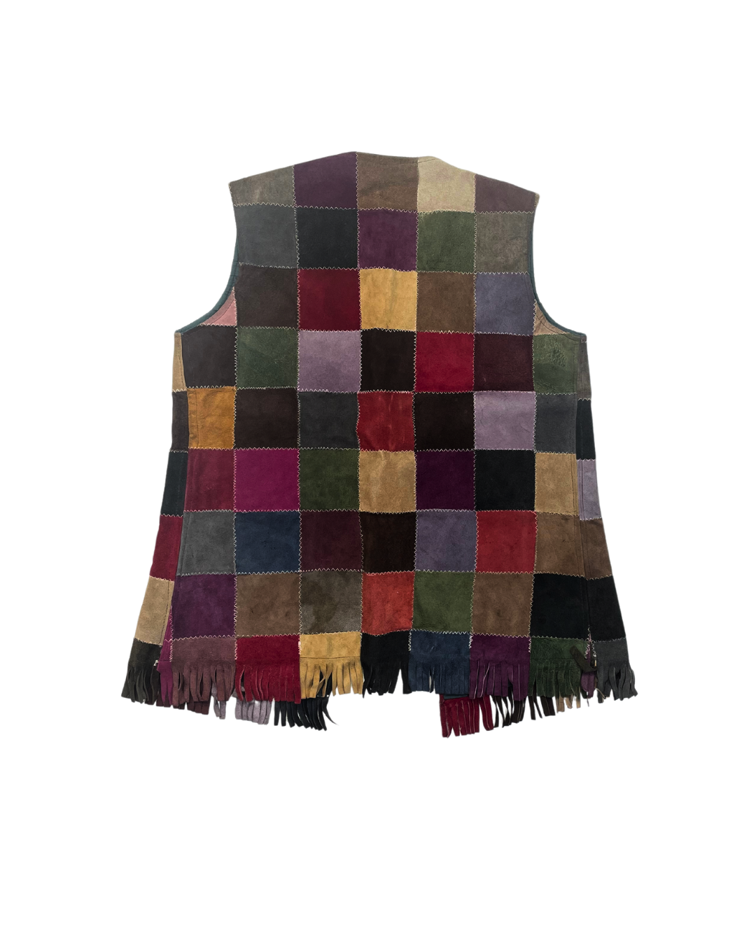 Suede Block Colour Waistcoat