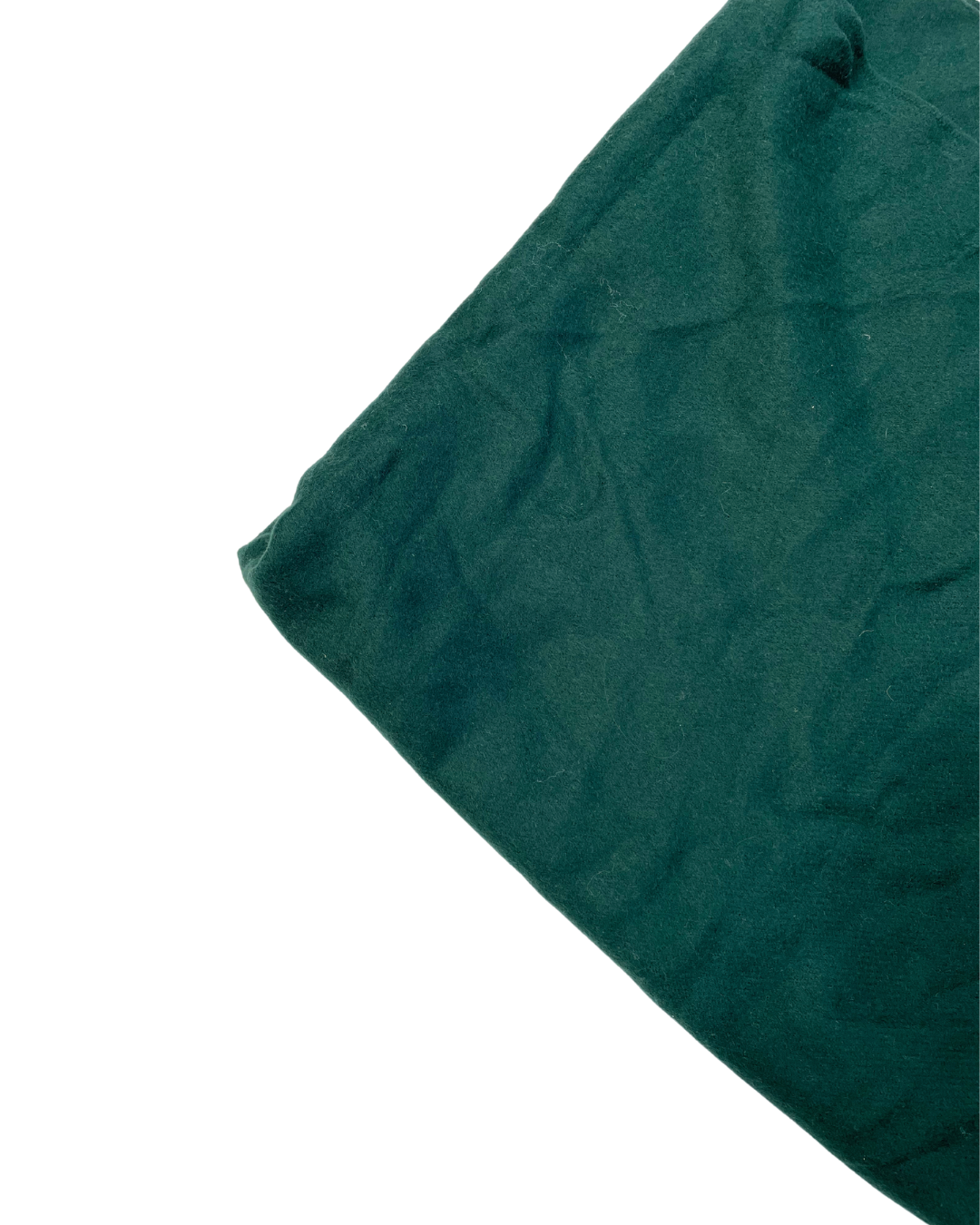 Green Fleece Scarf