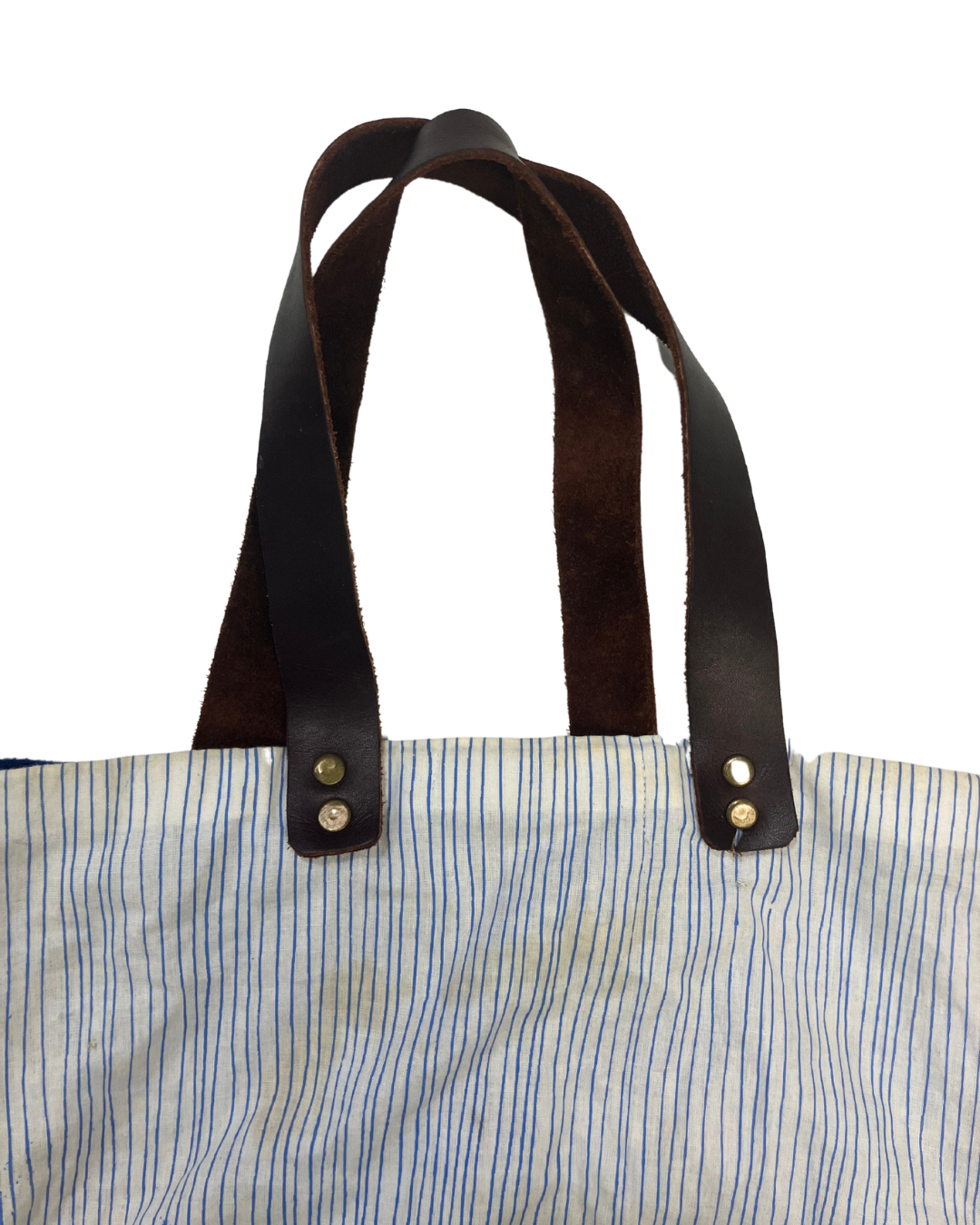 Mixed Fabric Tote Bag