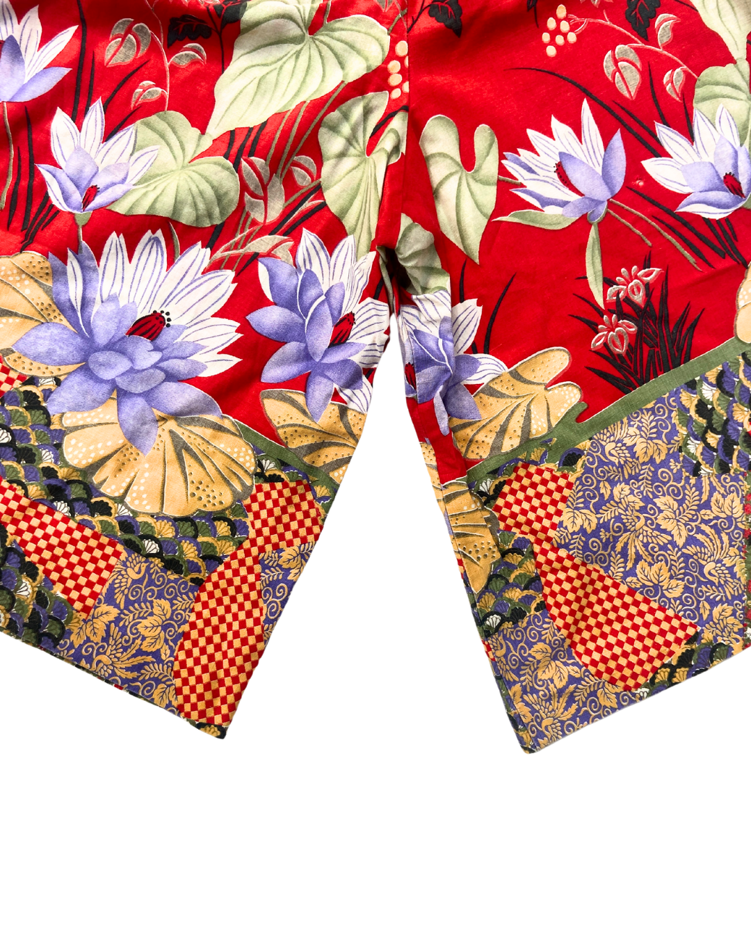 Red Floral Playsuit