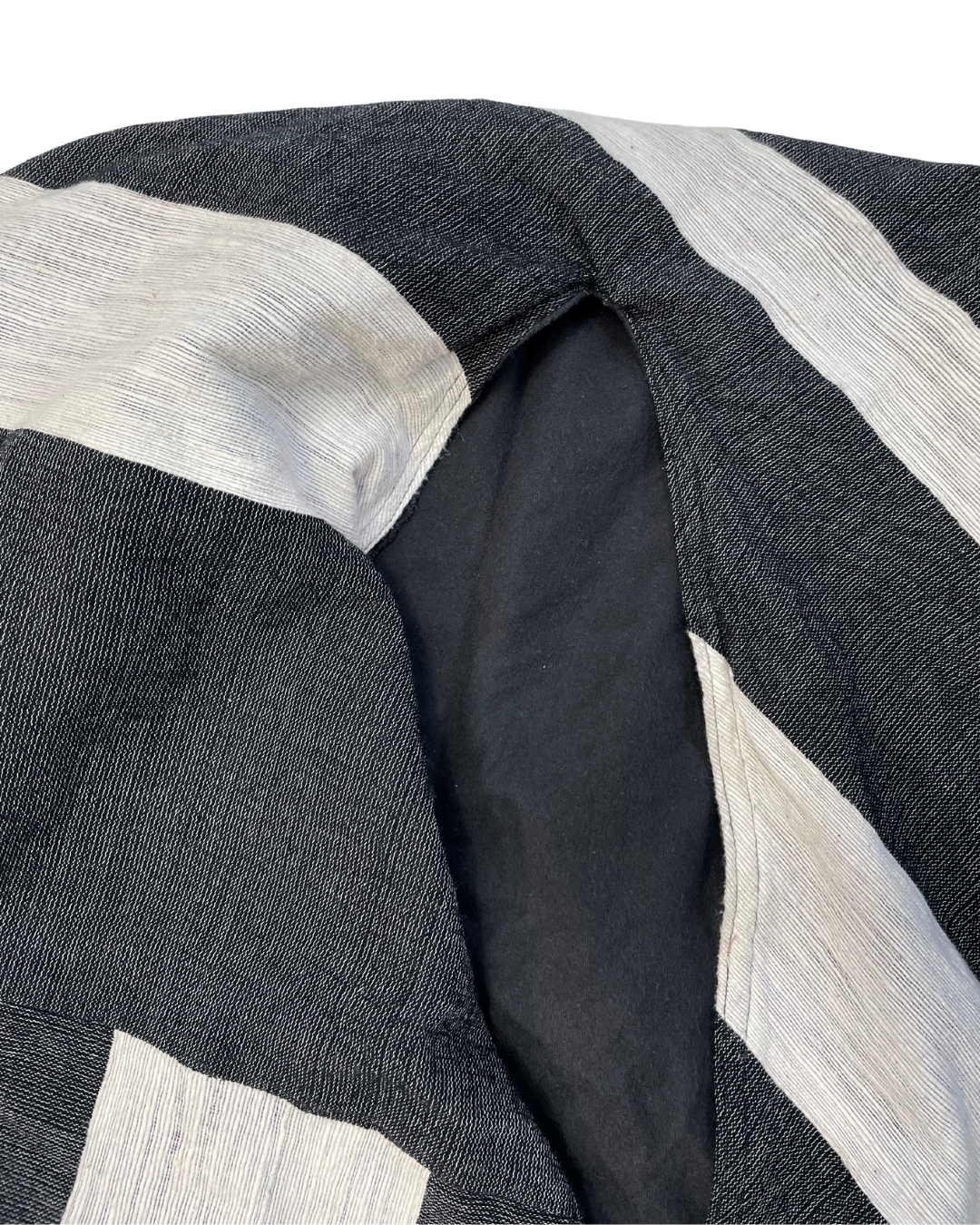 Black and White Poncho